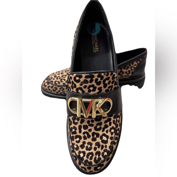 Imported Michael kors Leopard Print Calf Hair Loafer - Picture 4 of 7